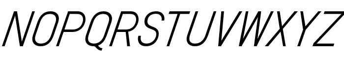 TorGrotesk ThinItalic Font UPPERCASE