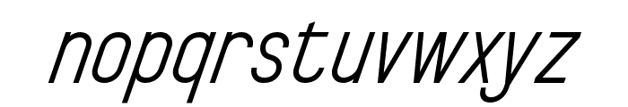 TorGrotesk ThinItalic Font LOWERCASE