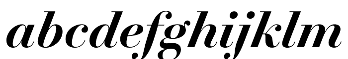 Trianon Display Bold Italic Font LOWERCASE