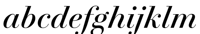Trianon Display Italic Font LOWERCASE