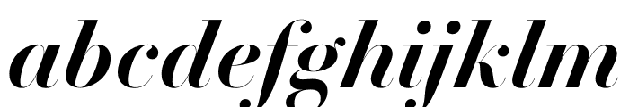 Trianon Grande Bold Italic Font LOWERCASE