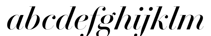 Trianon Grande Italic Font LOWERCASE