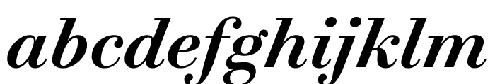 Trianon Text Bold Italic Font LOWERCASE