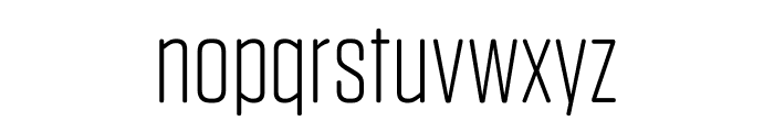 Tungsten Rounded Light Font LOWERCASE