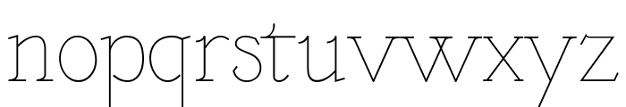 VTF Victorianna Thin Font LOWERCASE