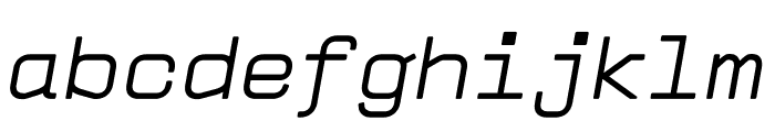 Valentine Light Italic Font LOWERCASE
