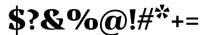 Vanio ExtraBold Font OTHER CHARS