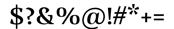 Vanio Medium Font OTHER CHARS