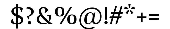 Vanio Regular Font OTHER CHARS