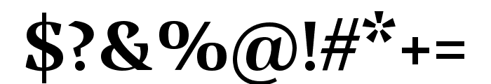 Vanio SemiBold Font OTHER CHARS