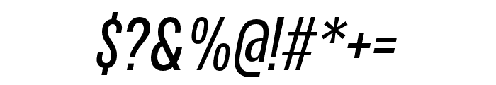 Variera   Italic Font OTHER CHARS