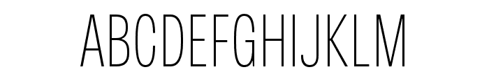 Variera   Thin Font UPPERCASE