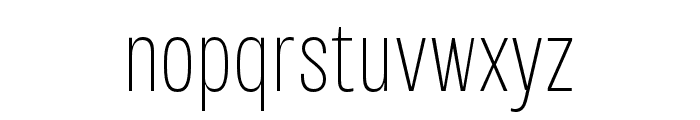 Variera   Thin Font LOWERCASE