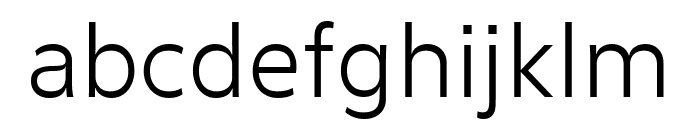 Vestmar Light Font LOWERCASE