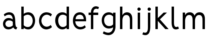 Vision Regular Font LOWERCASE