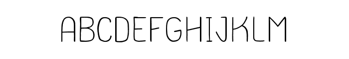 Waffle Light Font UPPERCASE