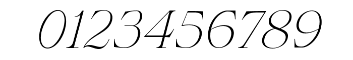Wagon ExtraLightItalic Font OTHER CHARS