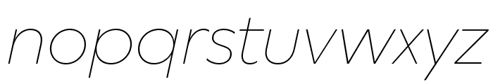 WallopTRIAL ThinItalic Font LOWERCASE