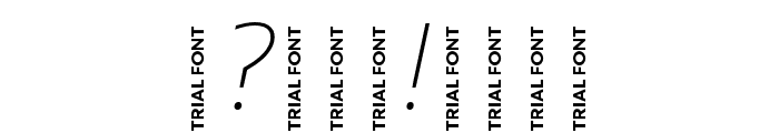 Ways Trial ExtraLightItalic Font OTHER CHARS