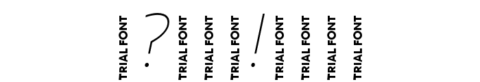 Ways Trial ThinItalic Font OTHER CHARS