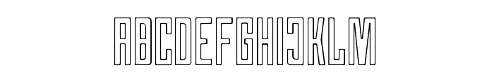 Whiskey Sour Sans   Outline Font LOWERCASE