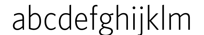 Whitney Narrow ScreenSmart Light Font LOWERCASE