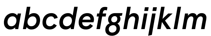 Wigrum Medium Italic Font LOWERCASE