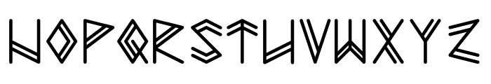 Wild Rune Font LOWERCASE