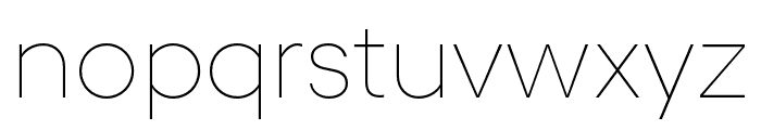 YellixTRIAL Thin Font LOWERCASE