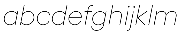 YellixTRIALVF Italic Font LOWERCASE