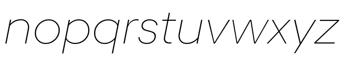 YellixTRIALVF Italic Font LOWERCASE