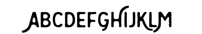 Yonder Regular Font UPPERCASE