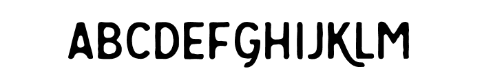 Yonder Regular Font LOWERCASE