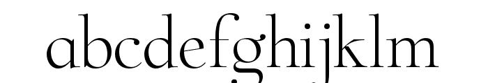 ZT Chablis   Light Font LOWERCASE