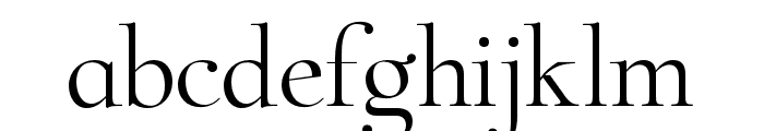 ZT Chablis   Regular Font LOWERCASE