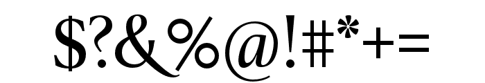 ZT Mota   Regular Font OTHER CHARS