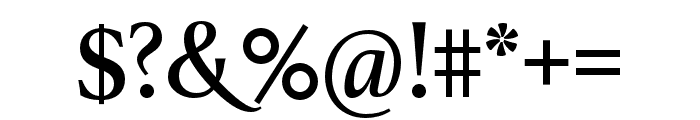 ZT Mota   Semibold Font OTHER CHARS