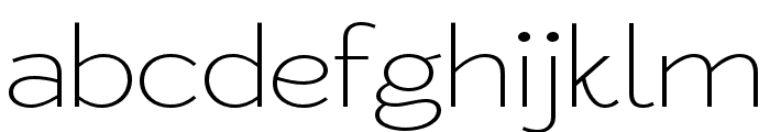 ZT Nezto   Thin Font LOWERCASE