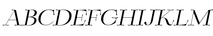 ZT Sigata   Regular Italic Font UPPERCASE