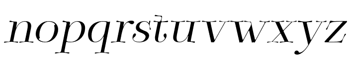 ZT Sigata   Regular Italic Font LOWERCASE