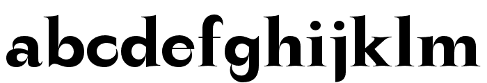 ZT Yaglo   Bold Font LOWERCASE