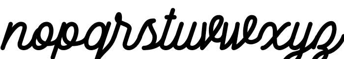 Zara Elyse   Bold Font LOWERCASE