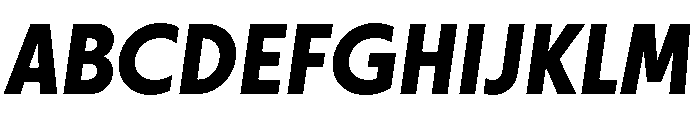 Otterco Bold Italic Font UPPERCASE