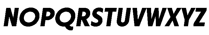 Otterco Bold Italic Font UPPERCASE