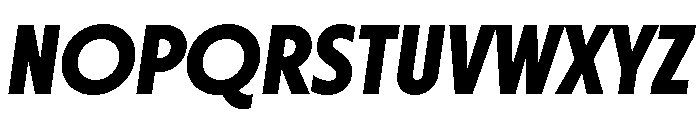 Otterco Display Bold Italic Font UPPERCASE