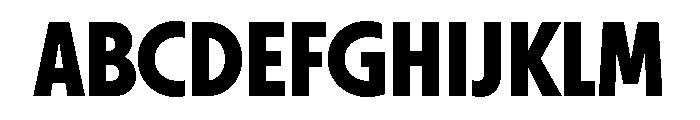 Otterco Display Bold Font UPPERCASE