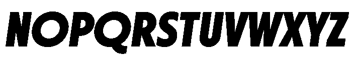 Otterco Display Extra Bold Italic Font UPPERCASE
