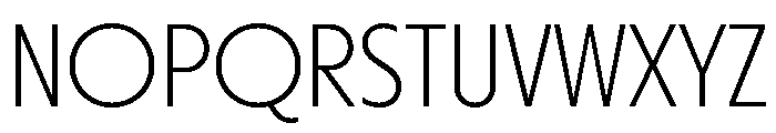 Otterco Display Extra Light Font UPPERCASE