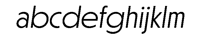 Otterco Display Light Italic FONT
