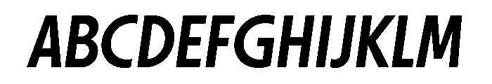 Otterco Display Medium Italic Font UPPERCASE